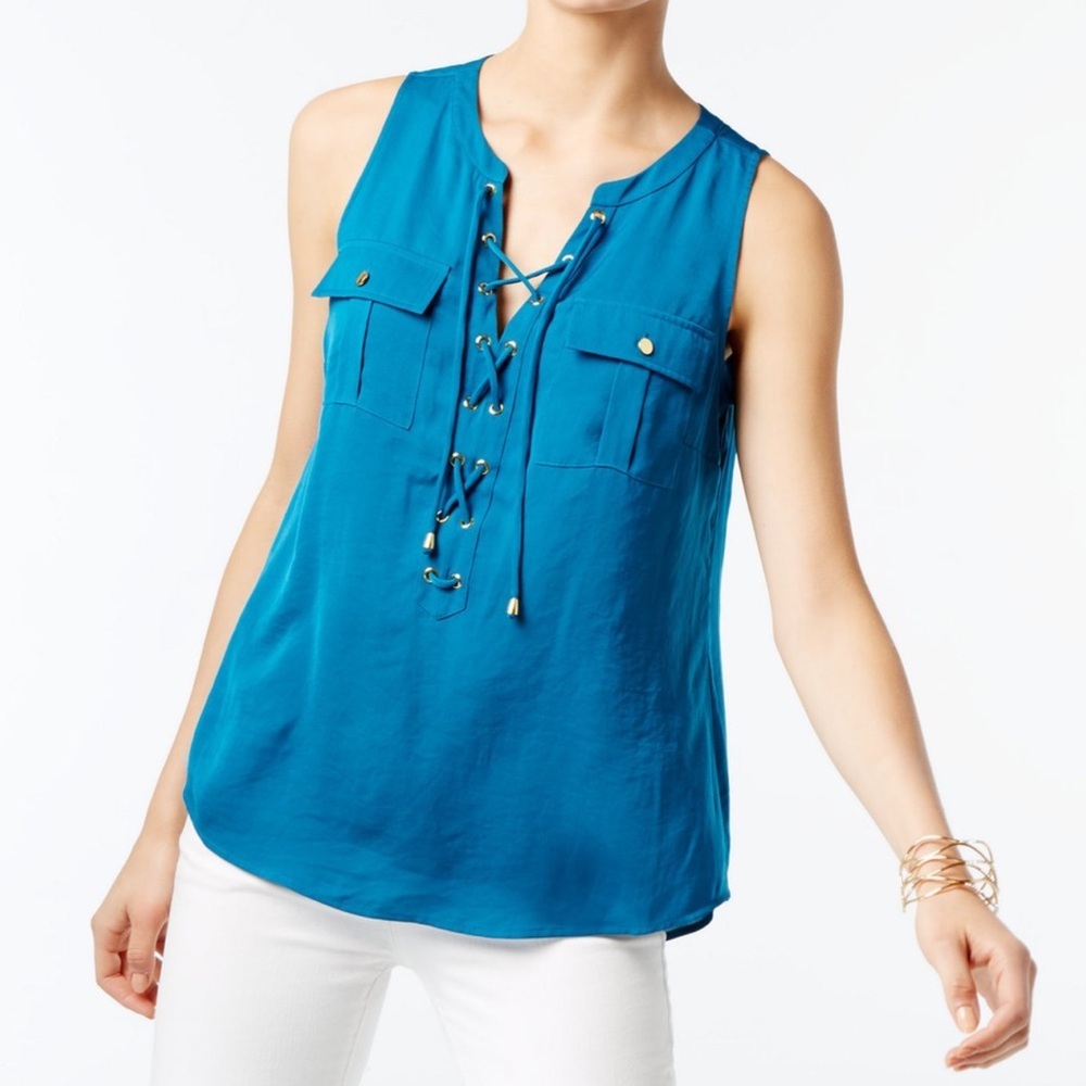 🌸INC royal blue tank NWOT